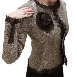 MODA INTERNATIONAL Cropped Jacket